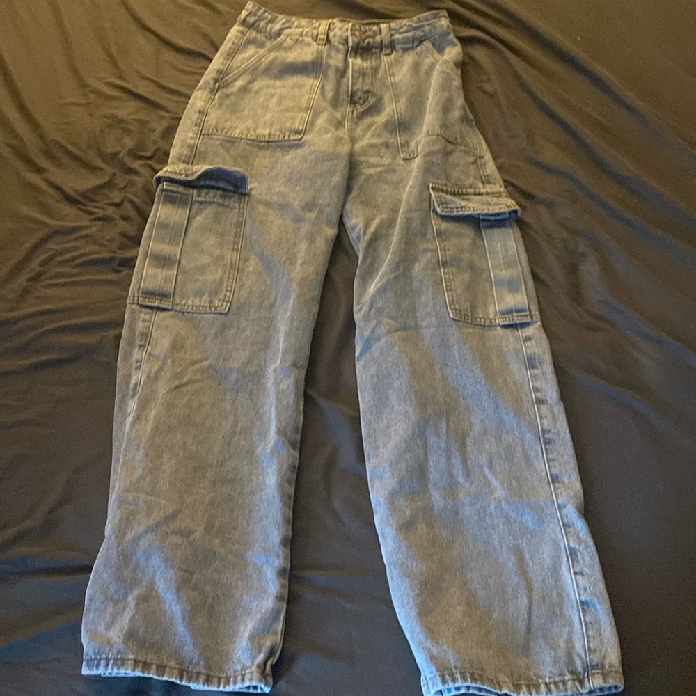 cargo style jeans